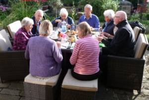 Barbecue at the Kerr's house in aid of Mary's Meals